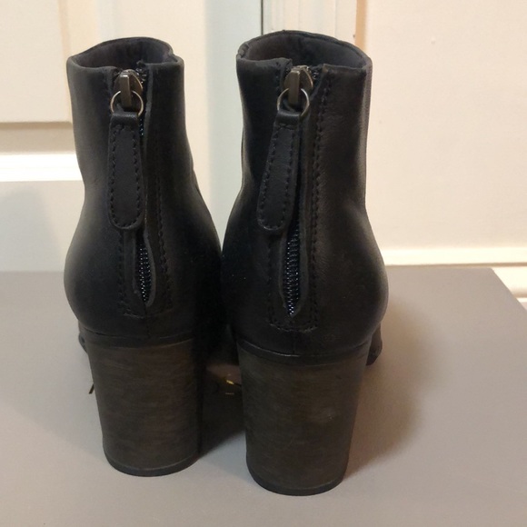 Clarks Leather Heeled Booties - Picture 4 of 10